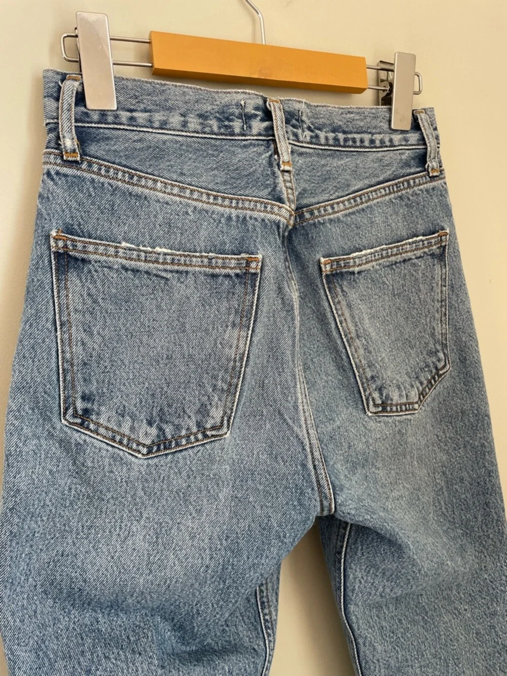 AGOLDE 90s PINCH WAIST HIGH RISE STRAIGHT IN NAVIGATE Size 24 - Picture 8 of 12